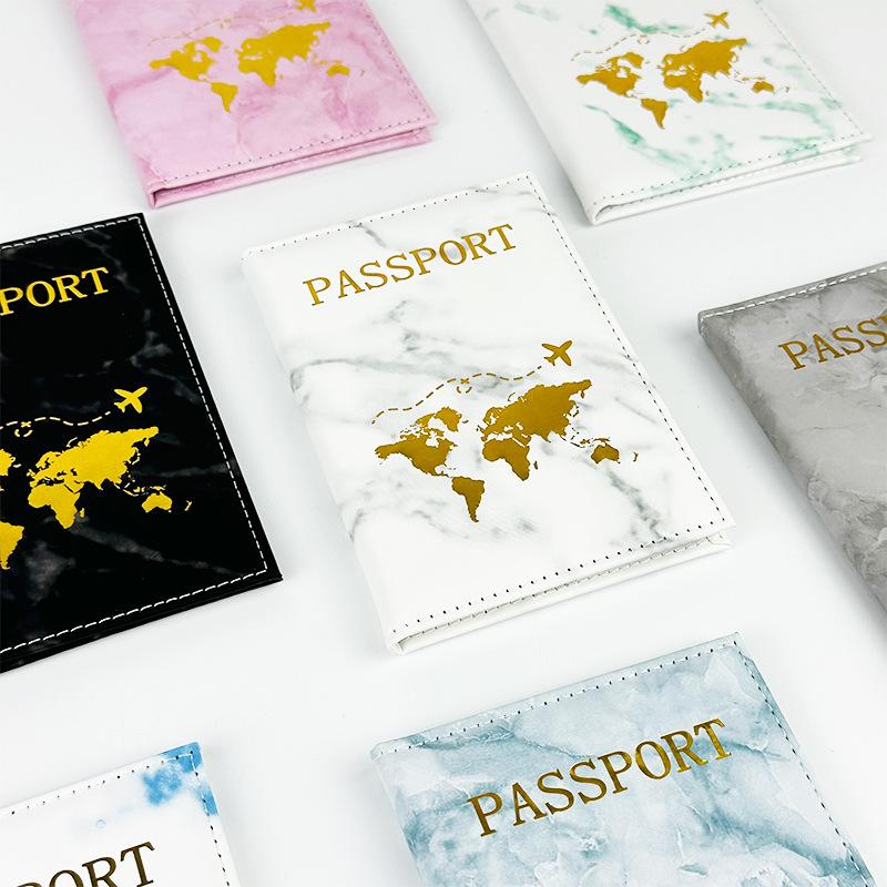 New PU Passport Holder Ticket Passport Covers Travel Passport Protective Cover ID Credit Card Holder Travel Accessories