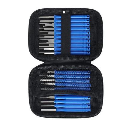 21Pcs Terminal Removal Tool Kit, Blue Electrical Pin Removal Tool Kit Automotive Terminal for Household Devices