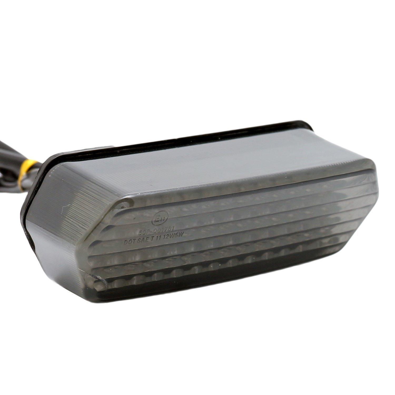 

nakira GROM GROM Tail Lamp with Turn Signal, MSX Tail Light CBR650F, CTX700, nkr1051 (LED Smoke) чёрный