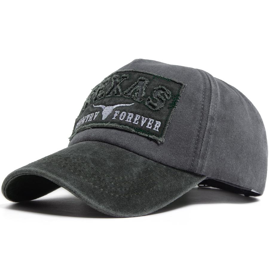 Fashion Men Baseball Cap Vintage Washed Cotton Embroidery Hip Hop Hat Summer Truck Cap Outdoor Casual Women Sun Visor Adjustable