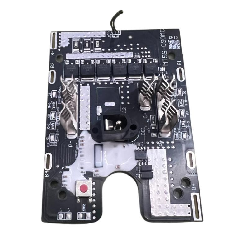 - 1Pc 6MOS 21V 18650 Side Lights Protection Board With Temperature Control For Angle Grinding Machine Electric Scissors Hammer -