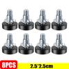 Thread Adjustable Furniture Levelers Screw Heavy Duty Non-Slip Table Chair Leveling Leg Cabinet Sofa Leveling Foot Screws Pads