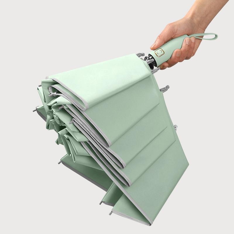 Automatic Reversible Umbrella for Women Men Big Folding Rain Umbrella Windproof Strong 10K Golf Reverse Umbrella