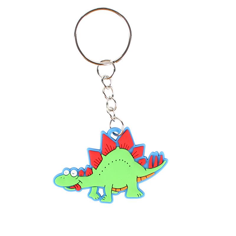 Personalized Cute Cartoon Dinosaur Keychain for Backpack or Accessories