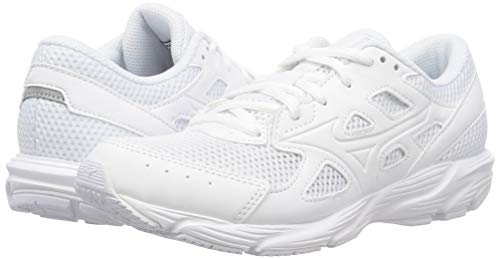 Mizuno Maximizer 23 Running Shoes, Men's, White, Size 21.0 Cm, 3E, for Commuting, Jogging, and Exercise