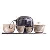 Plant Ash Outdoor Camping, One Pot, Two Cups, Ceramic Express Cup, Portable Travel Tea Set, Gift Souvenir Set