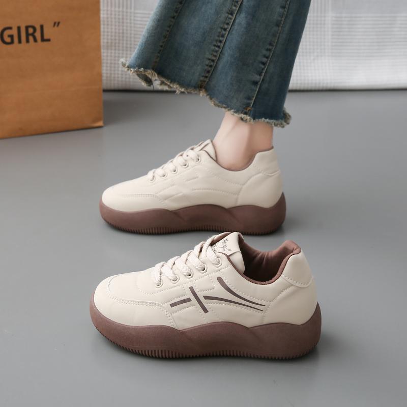 

CRLAYDK Fashion Womens Sneakers Walking Skateboard Work Shoes Ladies Comfortable Leather Tennis Casual Sports Running Trainers 40