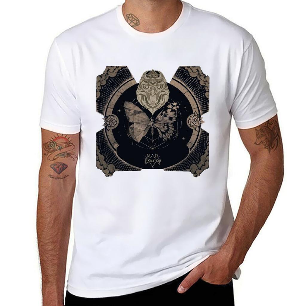 Owl The Butterfly Tshirt Casual Holiday Short Sleeve Tee