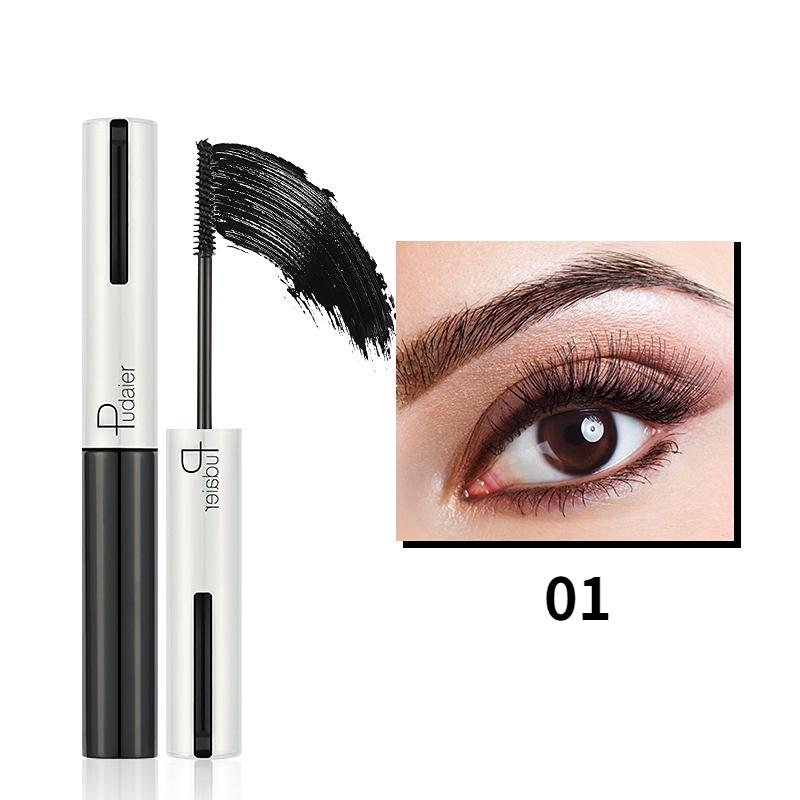 Pudaier Colored Mascara Long & Curly Водостойкая и не оставляющая пятен 9-цветная тушь для ресниц 01