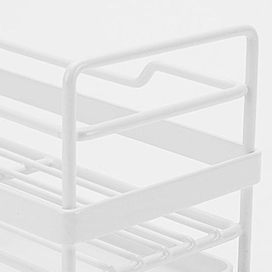 Suport pentru burete din Lron forjat, Anti-deformat, Impermeabil, Ventilare bună, Suport pentru burete pentru chiuvetă pentru baie