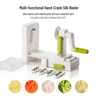 Multifunktionaler Handkurbel-Gemüseschneider: Kartoffel, Gurke, Kartoffeltürme & Hot Pot Schneider