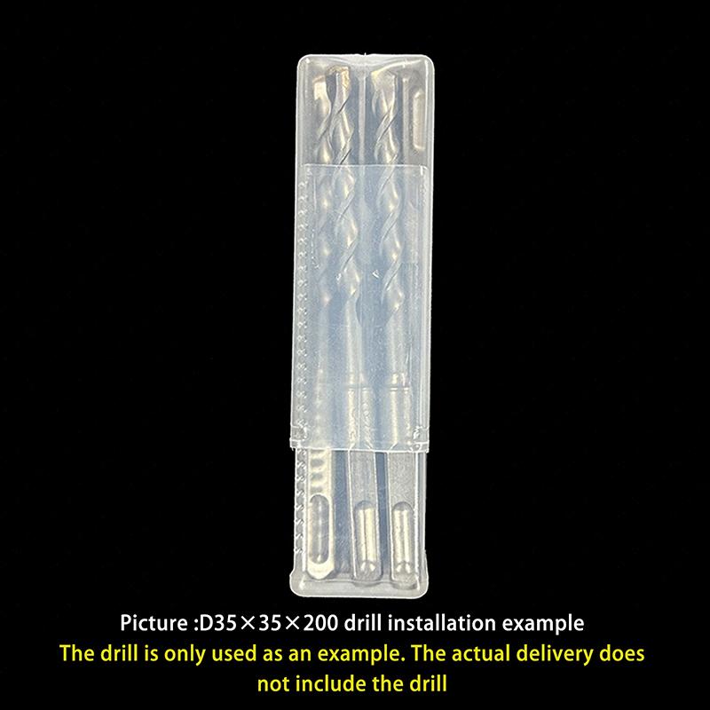 Drill Bit Packaging Box Milling Cutter Box Square Packaging Box Accessories Parts Storage Box Telescopic Box For Milling Cutters