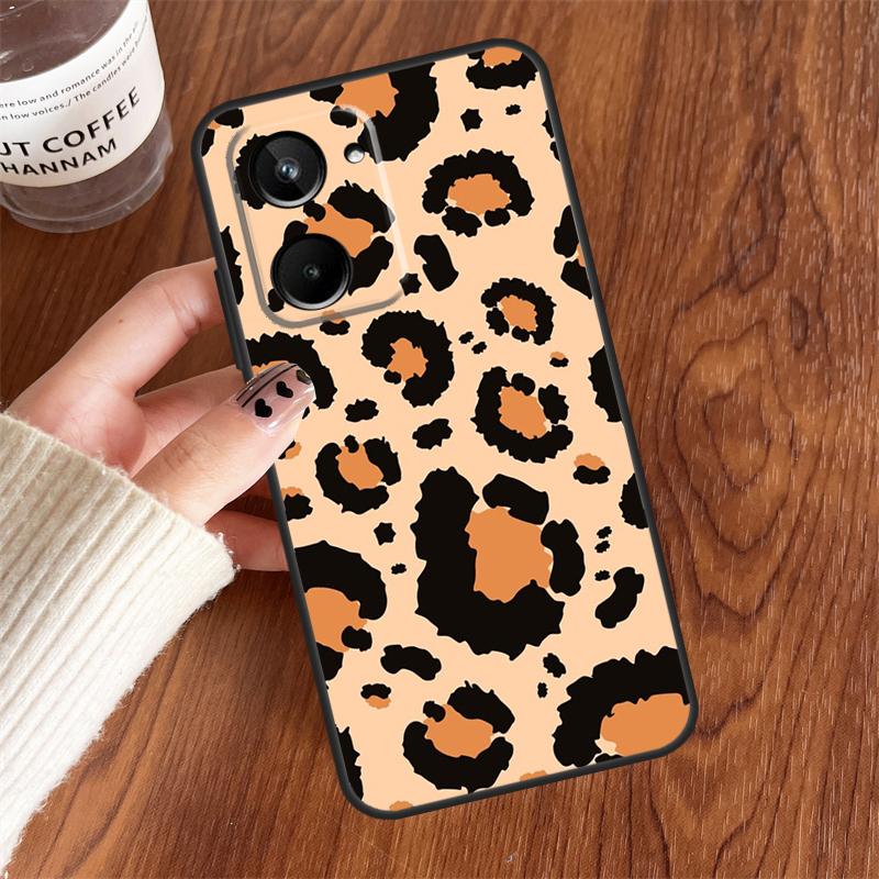 Coque Luxe Léopard Pour Realme 10 11 12 13 14 15 Pro Plus C65 C71 C75 C55 C63 C61 C53 C67 C35 GT6 GT7 Pro
