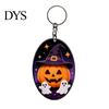 Backpack Hanging Decor Halloween Acrylic Ghost Pumpkin Keychain, Cartoon Car Key Keychain Ring Pendant, Decorative Charm Accessory for Handbags