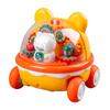 Childrens Puzzle Toy Transparent Gear Cartoon Bear Push Car For Parent Child Interaction