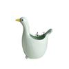 Cute Cartoon Seagull Shape Succulent Flower Pot Ceramic Breathable Cactus Green Plant Flower Pot Tabletop Ornament