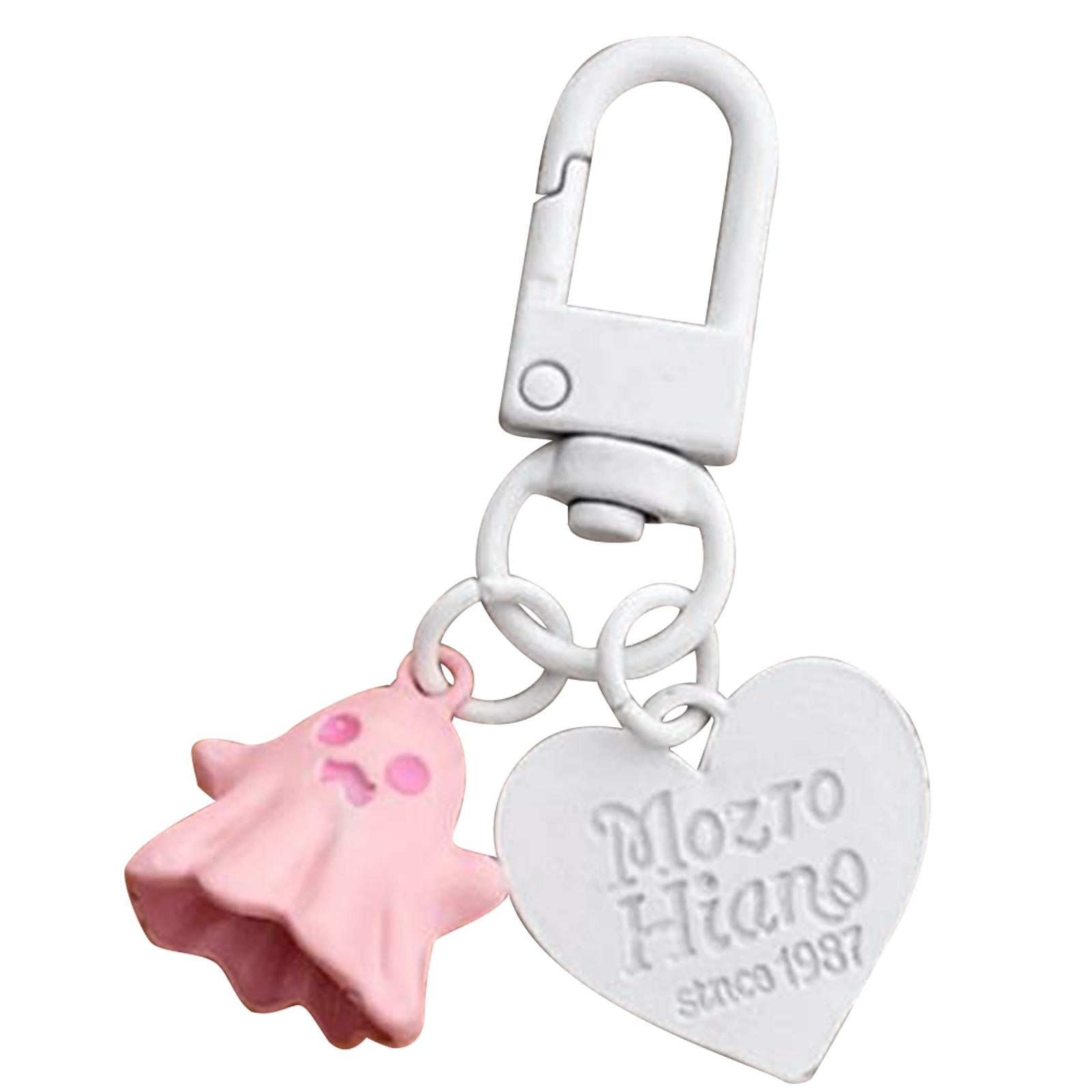 

Fashion Specter Keychains Zinc Alloy Material Y2K Keyring Jewelry Specter Keyring Handbag Accessories for Women Girls 1 рожевий