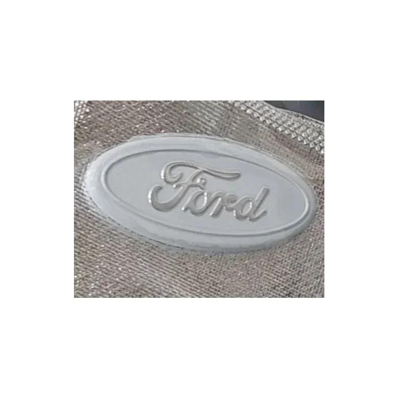 58x22mm Alloy Car Logo Emblem Steering Wheel Stickers for Ford Focus Mk4 Edge Escape Kuga Fiesta Mondeo Ranger Ecosport Fusion