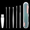 6-Piece Portable Ear Pick Tool Set with Keychain for Adults