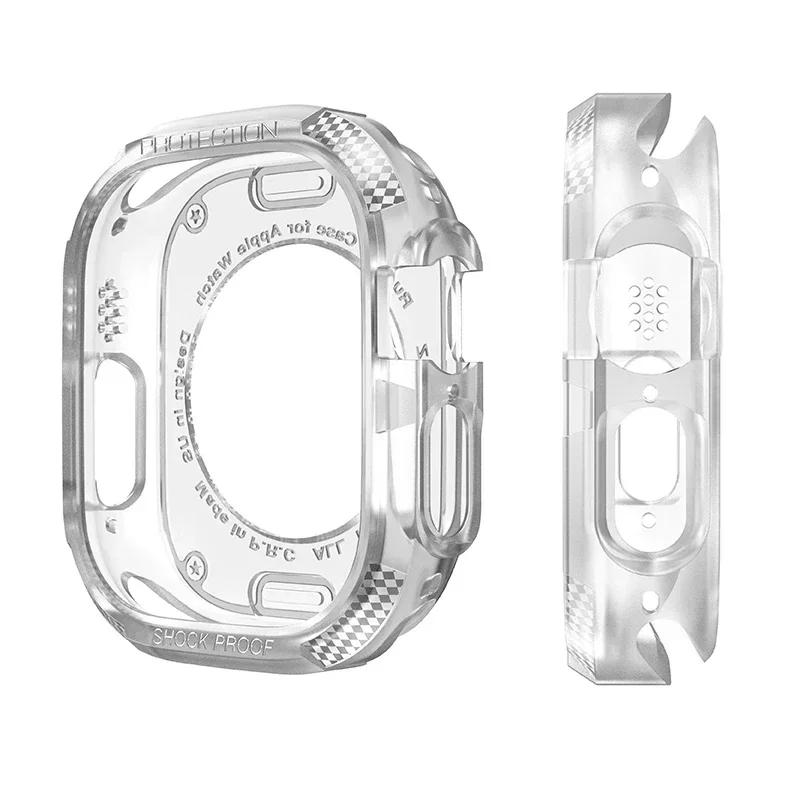 TPU Hülle für Apple Watch Ultra 49mm Bumper KEINE Displayschutzfolie Schutz Kratzfester Rahmen für iWatch Ultra2
