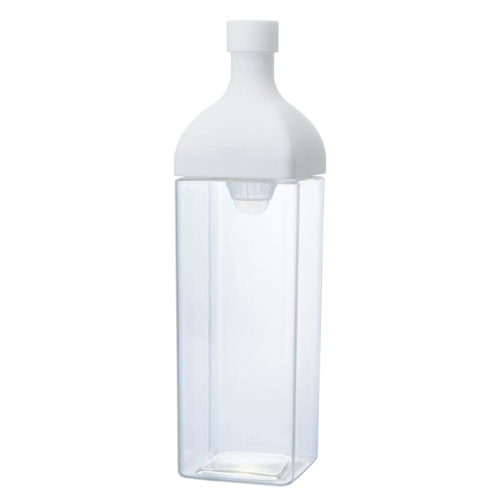 Hario Fľaša Kirk 1200 ml biela živica vertikálna a horizontálna džbán so sitkom na čaj Vyrobené v Japonsku KAB-120-W