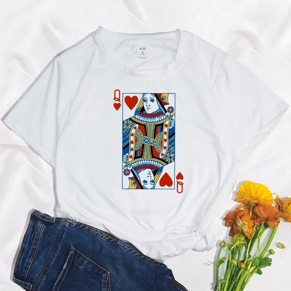 Heart Bridge Deck of Cards Group Costume TShirts Poker Outfit Cards WomenUnisex Matching Playing Cards for Casino Party Costume