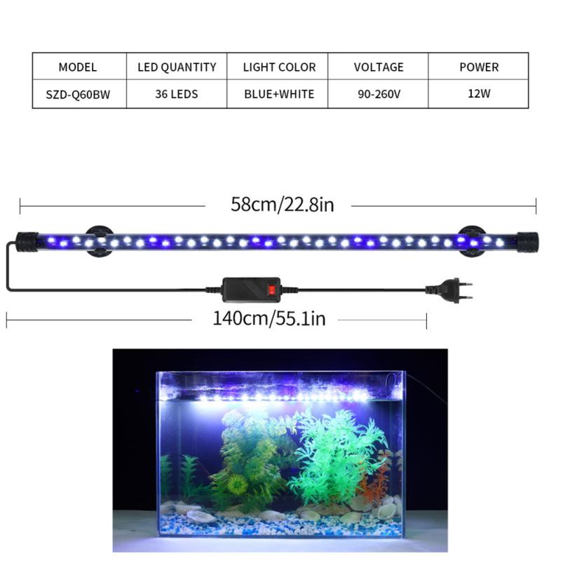 Fishbowl Diving Lights 3 Light Source High Brightness Waterproof Led Lamp Ornamental Lighting
