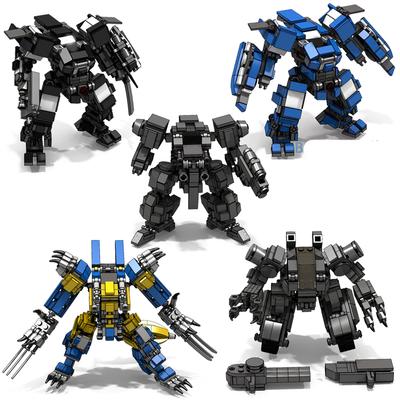 Bloques de Construcción Mech Warrior Juguetes para Niños Muñeco Robot Figura de Acción Modelo Soldado Figura de Anime Juguete de Construcción para Niños