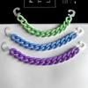 Candy Color Acrylic Shoe Chain: Detachable Clog Accessories for Dopamine Outfits