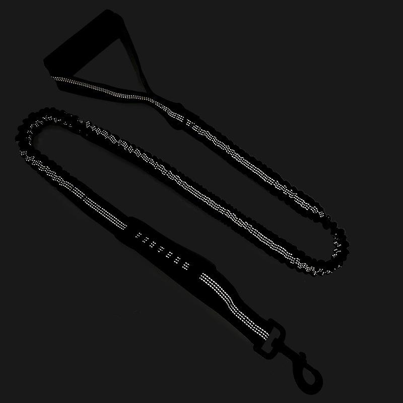 110-170cm Coleira elástica à prova de explosão para animais de estimação Coleira reflexiva para animais de estimação Coleira de treinamento para cães Grande cão pastor alemão