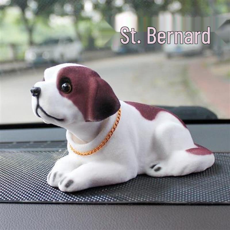 Niedliche Cartoon-Hund Wackelkopf-Ornament für die Autoinnendekoration