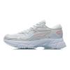 Li Ning Yun Que Shock Absorbing Non-Slip Wear-Resistant Low-Top Running Shoes Women Sneakers White Blue ARLR004-1