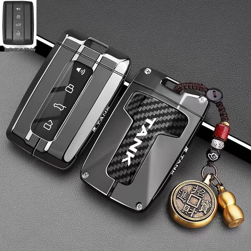 Tank 300/Hi4T/400/500/700 Key Case Shell with Buckle for New Energy Vehicles
