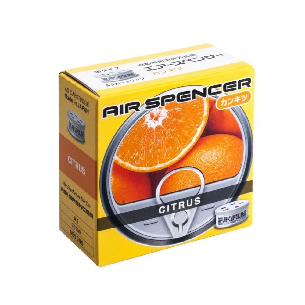 Air Spencer Car Deodorizing Air Freshener AS Stand Citrus A1 (Eikousha) Cartridge, Type, Refill, Scent, 40g,