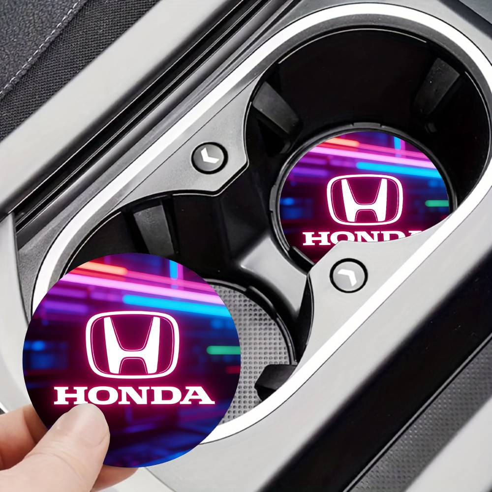 For Honda New Car Cup Holder Anti-Slip Silicone 7cm Insert Coaster Mat Universal Car Accessories Black Fit LG Most Cars