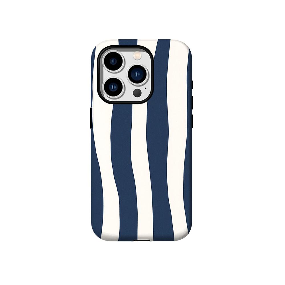

Розкішний чохол Clmj Lrregular Waves з червоною смугою для iPhone 17 16 15 14 13 12 11 Air Pro Max Plus Розкішний двошаровий чохол iPhone 17 Air