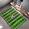 Fußballfeld Design Teppich Rutschfester Teppich geeignet für Wohnzimmer- und Schlafzimmer-Sofas.