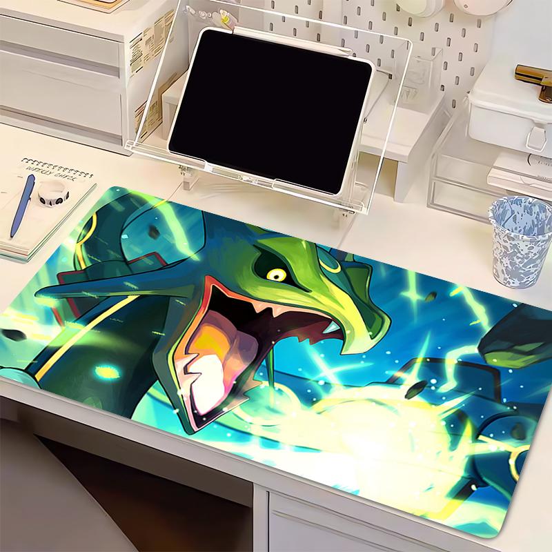 Large Mouse Pad Mini Pc P- Rayquaza Office Computer Desk Mat Table Keyboard Pad Laptop Carpet Accessories Gaming Mousepad