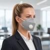 Adult KN95 Face Mask with Breathing Valve 7 Layer Protection 10 Pack Respirator Masks for Airborne Particle Filtration and Dust Prevention