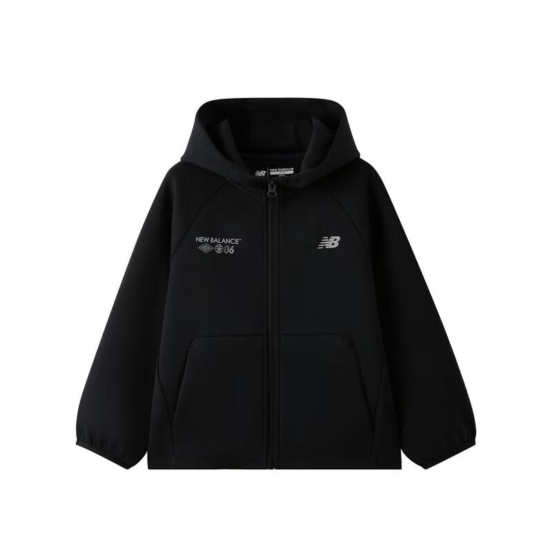 New Balance Kids Jackets Hooded Moderate 4DG16013-BK 140