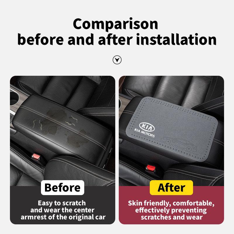 Armrest Box Mat Soft Case Center Console Box Pad Mat for KIA sportage ceed sorento cerato optima picanto rio soul k3 k5 stonic