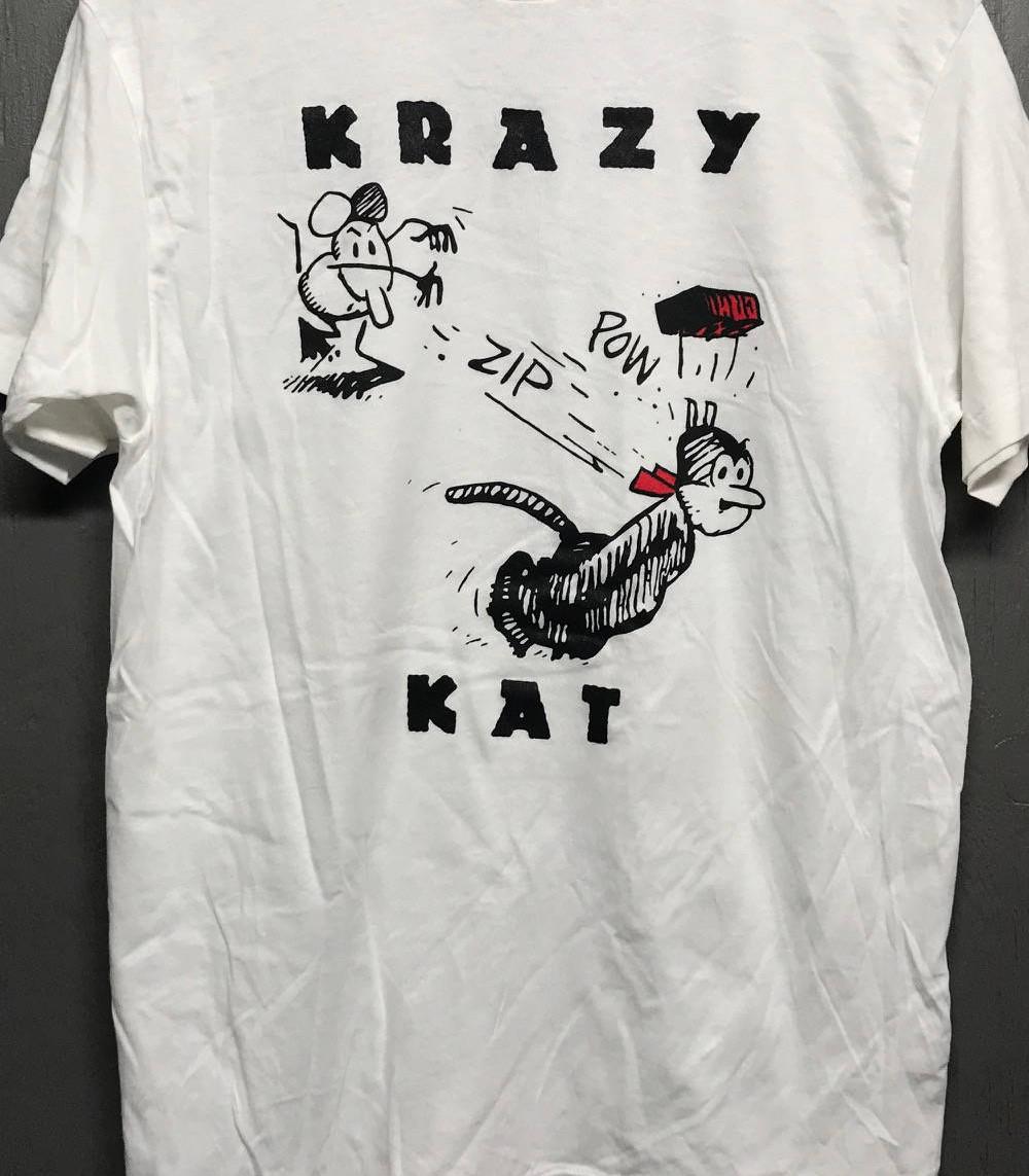 Krazy Kat and Ignatz white T-shirt short sleeve All sizes S to 5Xl S