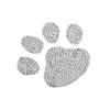 Car Stickers Crystal Paw Print Butterfly Bling Diamond Rhinestone for Auto Window Motorcycle Laptop DIY Decoration