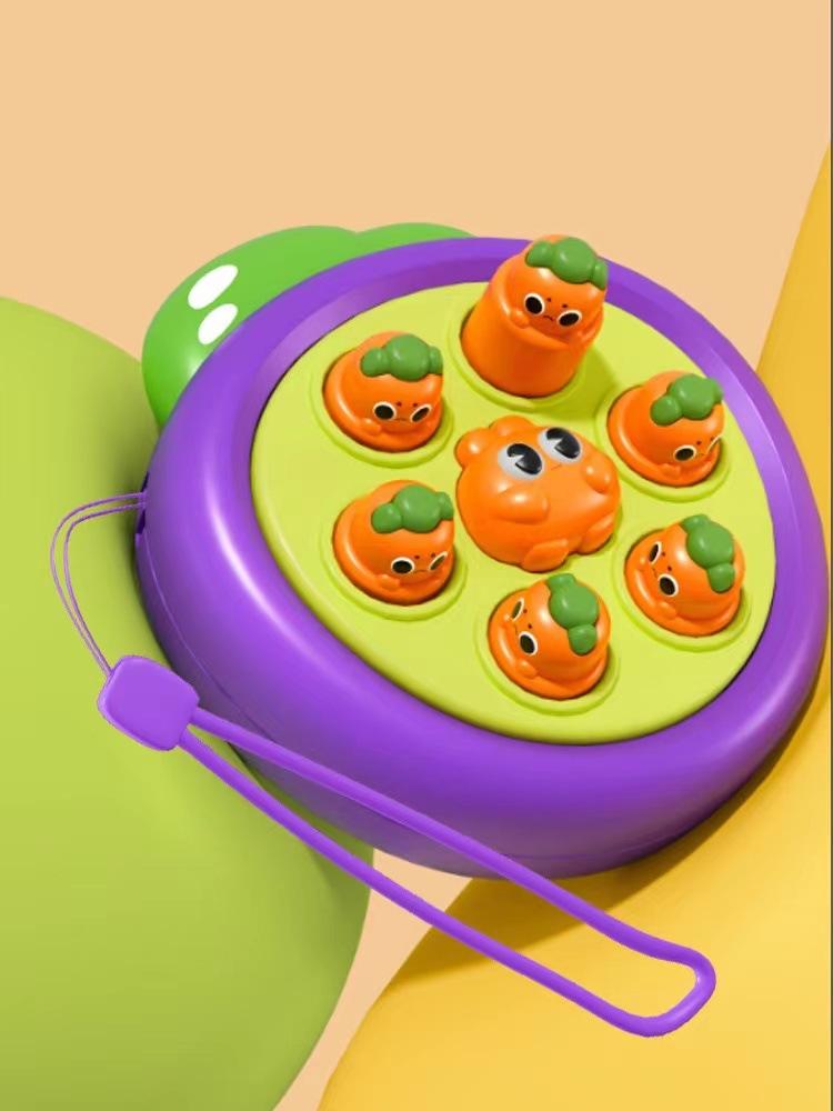 Mini Dětská Ruční Hračka Whack-A-Mole Malá Hračka Hra Stroj na Krtky Stisk Stisk Hudba Dekomprese Puzzle Myšlení Rychlost Mačkání