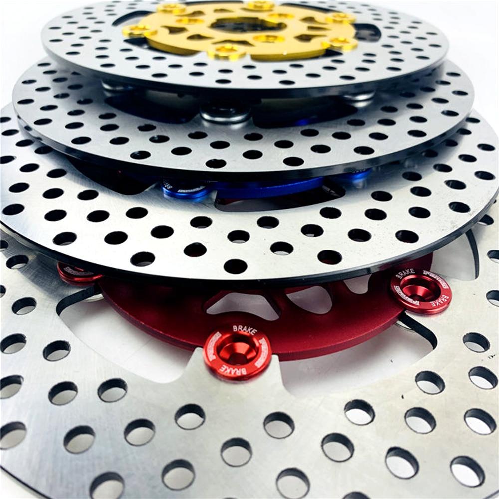 Motorrad E-Bike Universal CNC 3 Löcher 220mm*57mm Schwimmende Scheibenbremsscheibe Für Honda Yamaha Cygnus-Z Rsz Jog Force Niu Roller