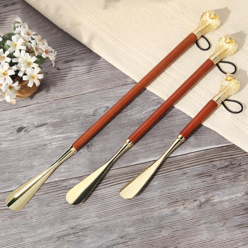 Animal Head Metal Shoehorn - Ultra Long Shoe Lifter, No Bend Shoe Puller, Gift Idea