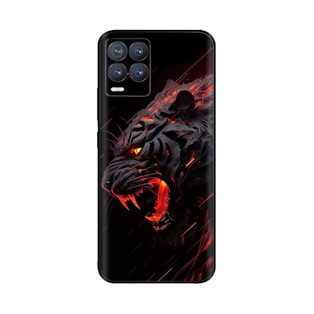 Für Realme 8 Hülle Niedliche Cartoon Bemalte Silikon Rückseite Für Realme 8 Pro 8i Realme8 4G RMX3085 Weiche TPU Handyhülle Coque Etui
