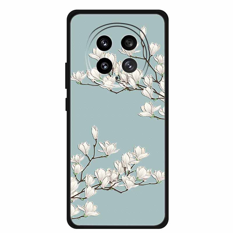 3D Emboss Case For Honor Magic 8 5G Phone Case 8 Pro Flowers Silicone Soft Coque Funda For Honor Magic8 Pro Back Cover Case Bag