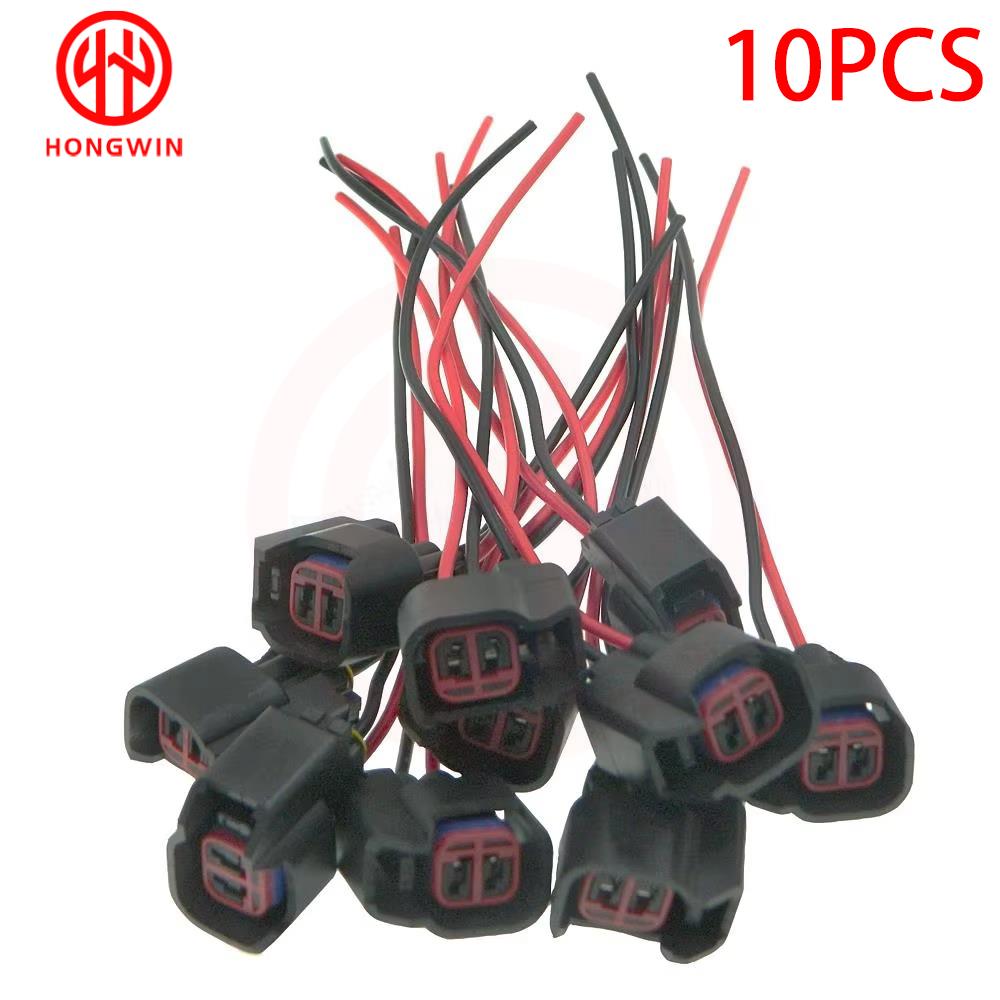 Waterproof EV6 EV14 Fuel Injector Plugs Connector For Ford Chevy Dodge Chrysler Subaru USCAR Fuel Injector With Pin and Wire