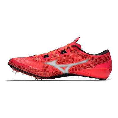 X-Laser Next Spikes Short Distance Racing Durable Breathable Low Top Training Running Shoes Unisex Running Shoes Red Gray U1GA230302